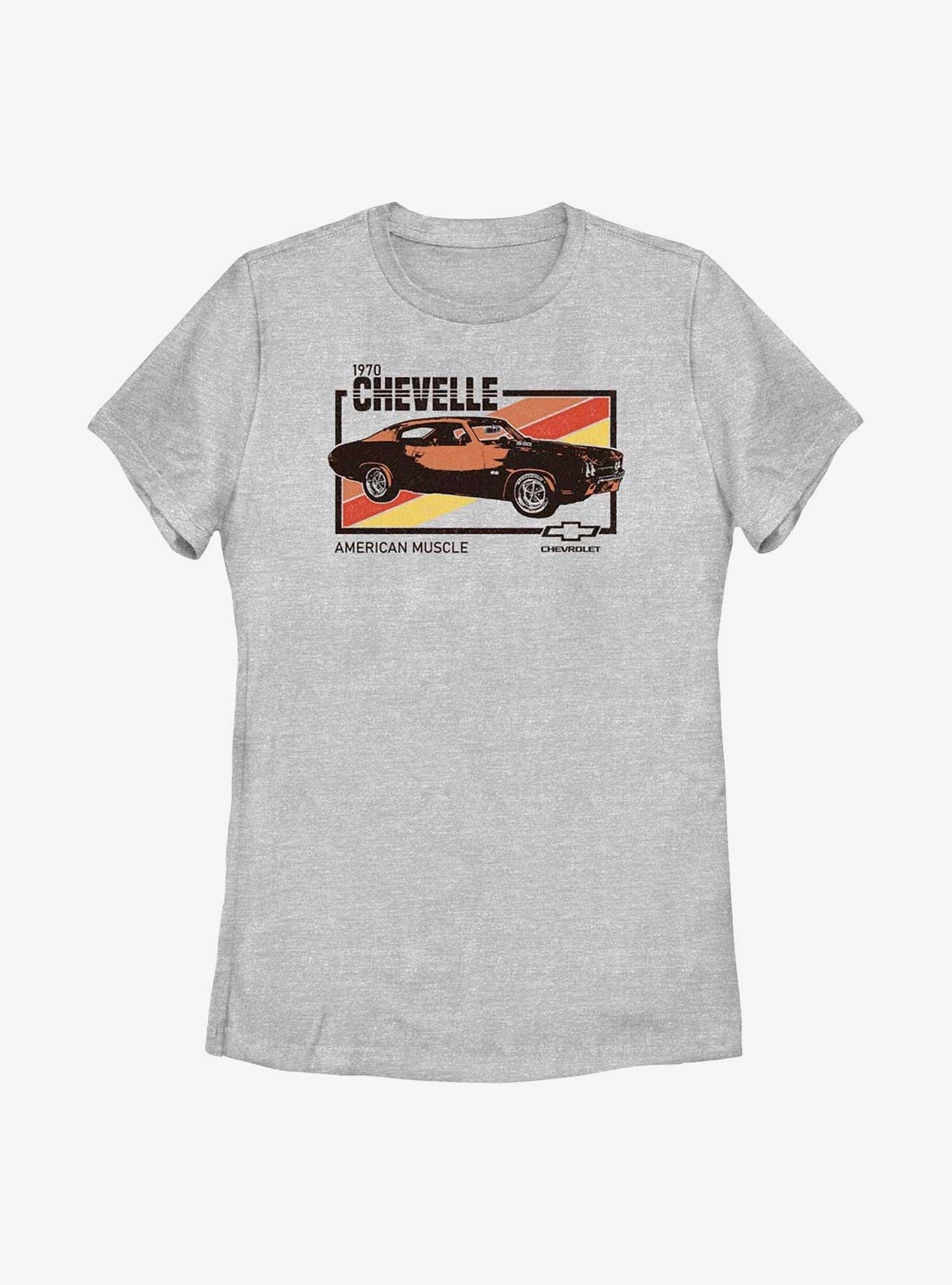 General Motors 1970 Chevelle Womens T-Shirt, ATH HTR, hi-res