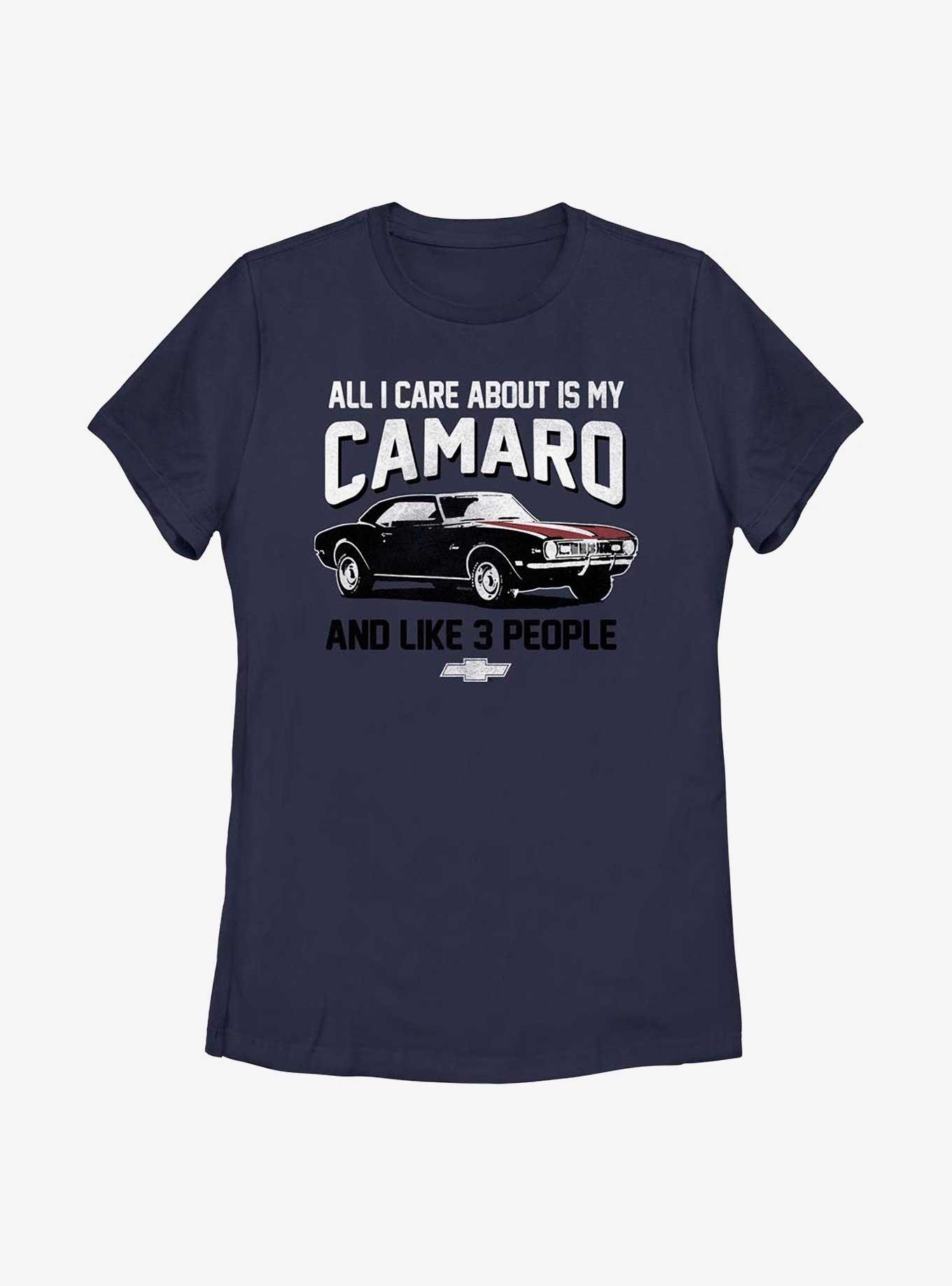 General Motors All I Care About Is My Camaro Womens T-Shirt, , hi-res