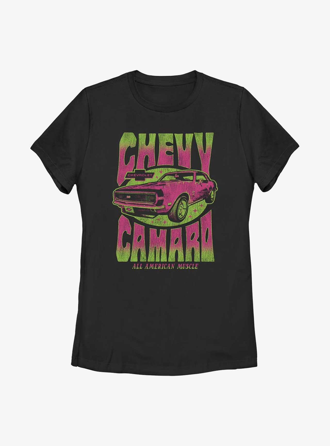 General Motors Chevy Camaro Super Sport Womens T-Shirt, BLACK, hi-res