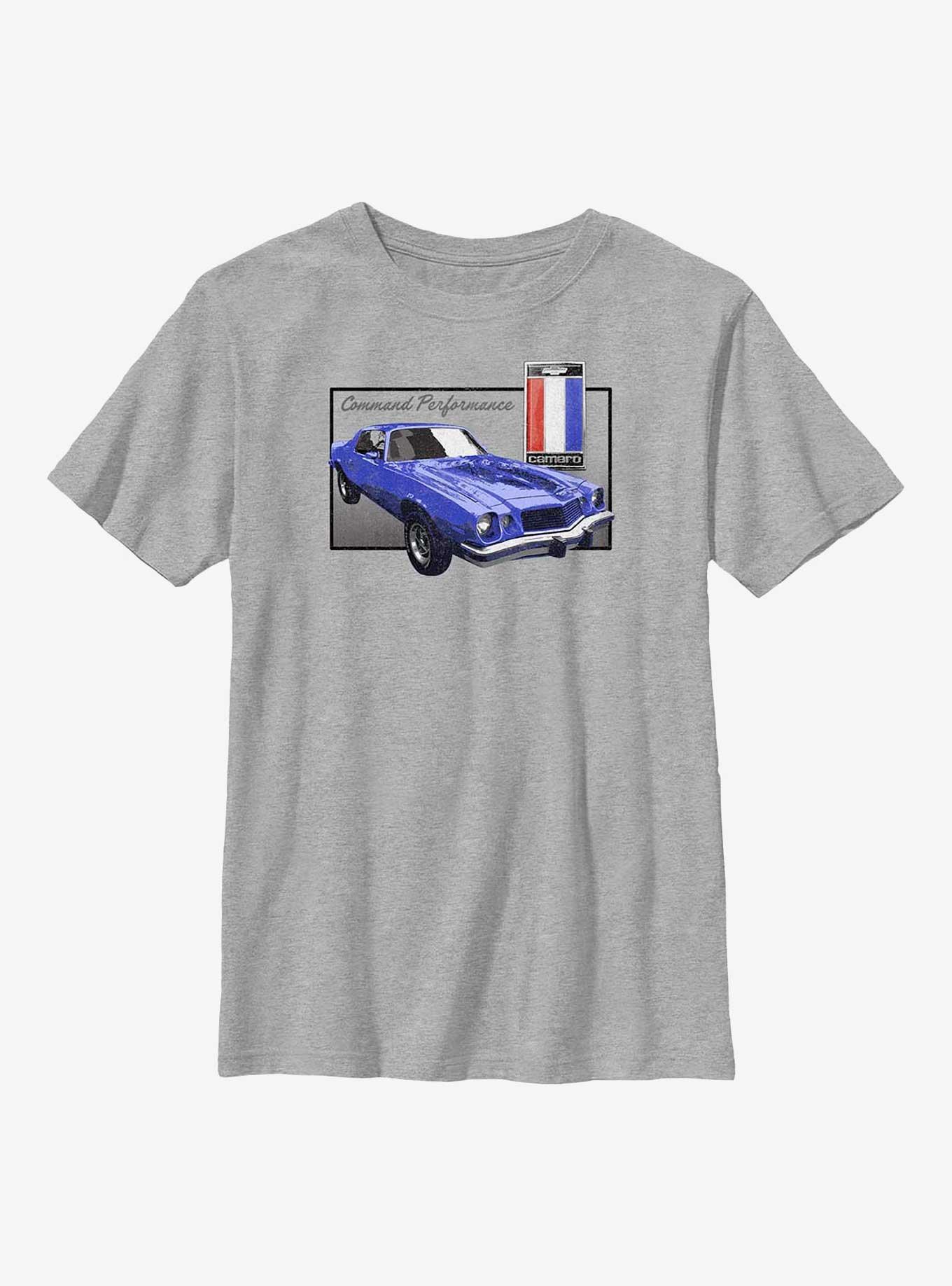 General Motors 1977 Camaro Youth T-Shirt, ATH HTR, hi-res