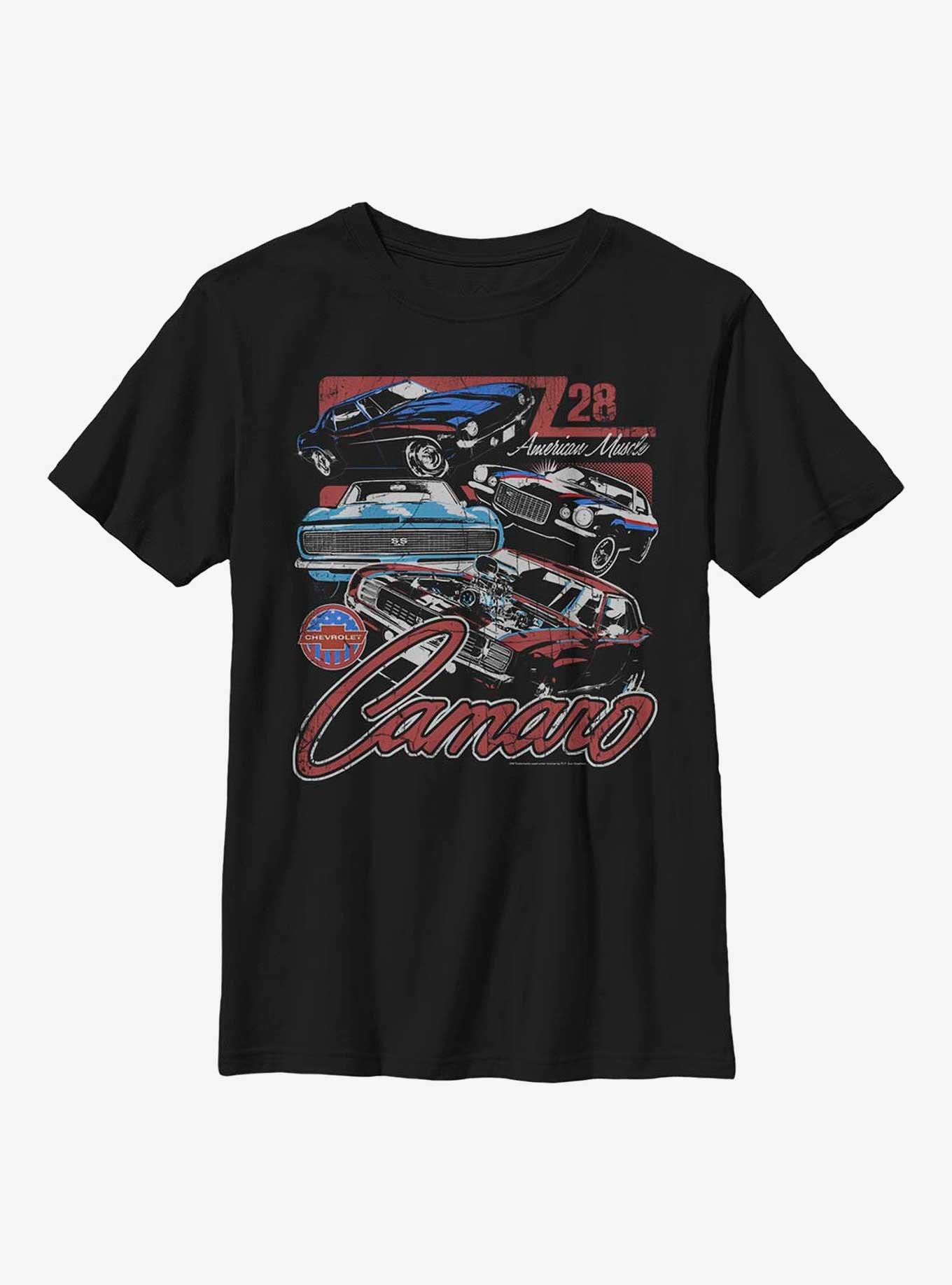 General Motors American Made Chevrolet Camaro Youth T-Shirt, , hi-res