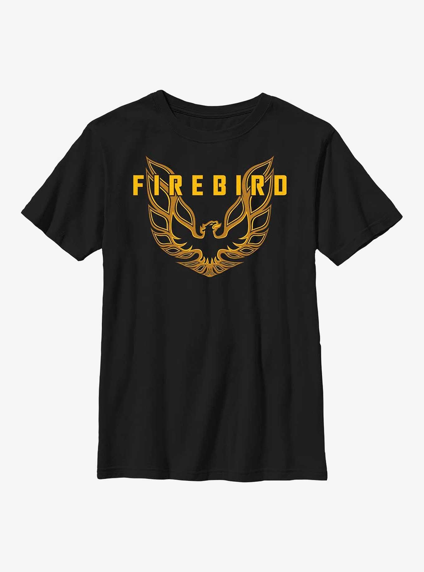 General Motors Firebird Icon Youth T-Shirt, BLACK, hi-res