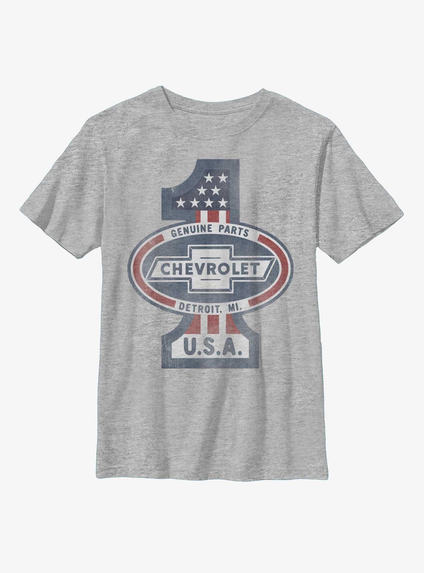 General Motors Chevrolet Number 1 in the USA Youth T-Shirt, , hi-res