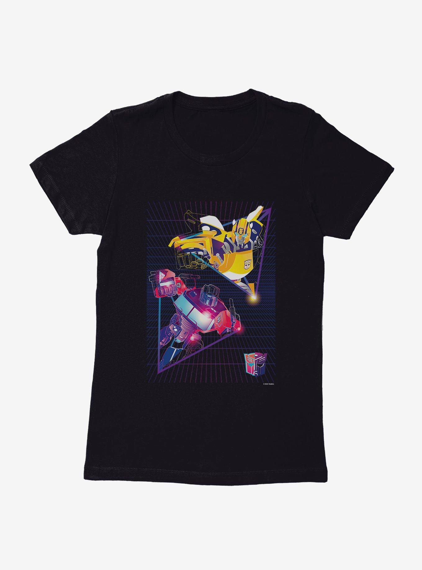Transformers Autobots Vs Decepticons Grid Womens T-Shirt, , hi-res