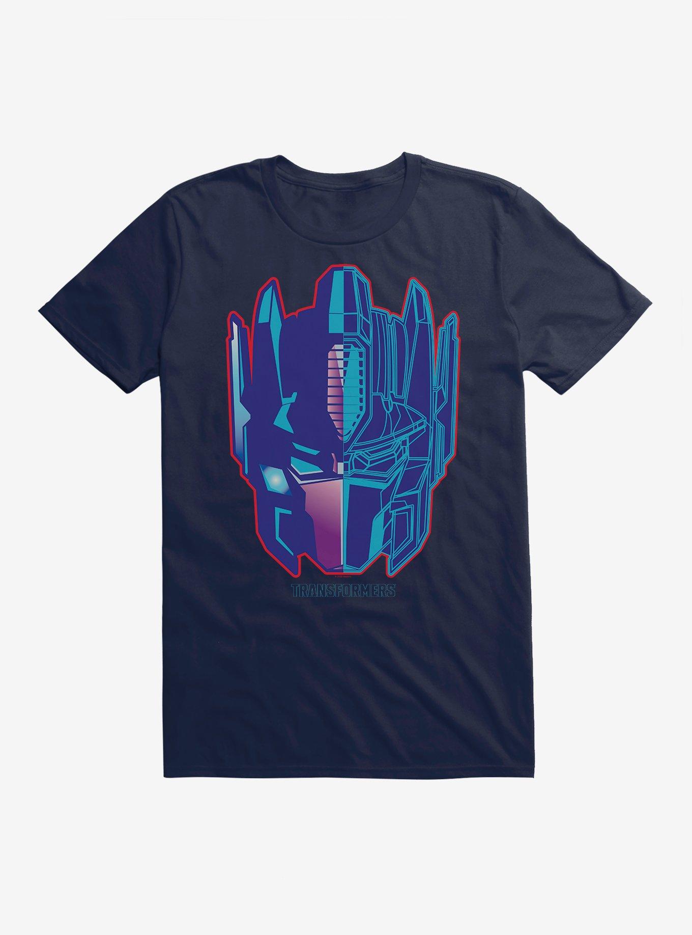 Transformers Optimus Prime Head Icon T-Shirt, MIDNIGHT NAVY, hi-res