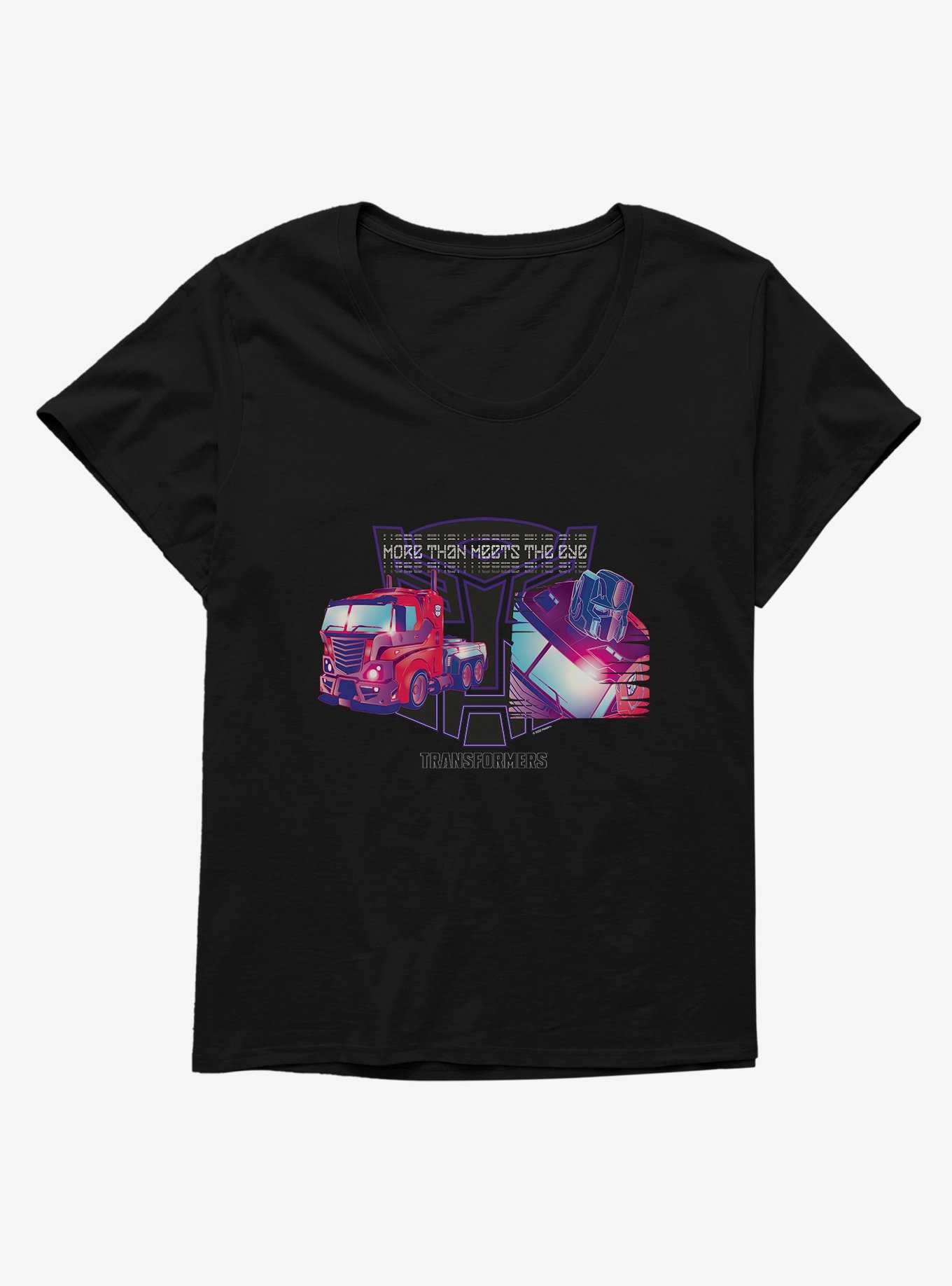 Transformers More Than Meets The Eye Womens T-Shirt Plus Size, , hi-res