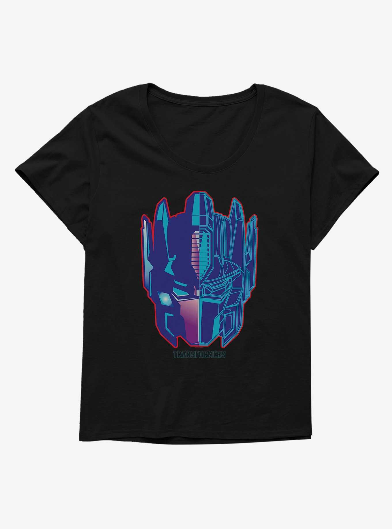Transformers Optimus Prime Head Icon Womens T-Shirt Plus Size, , hi-res