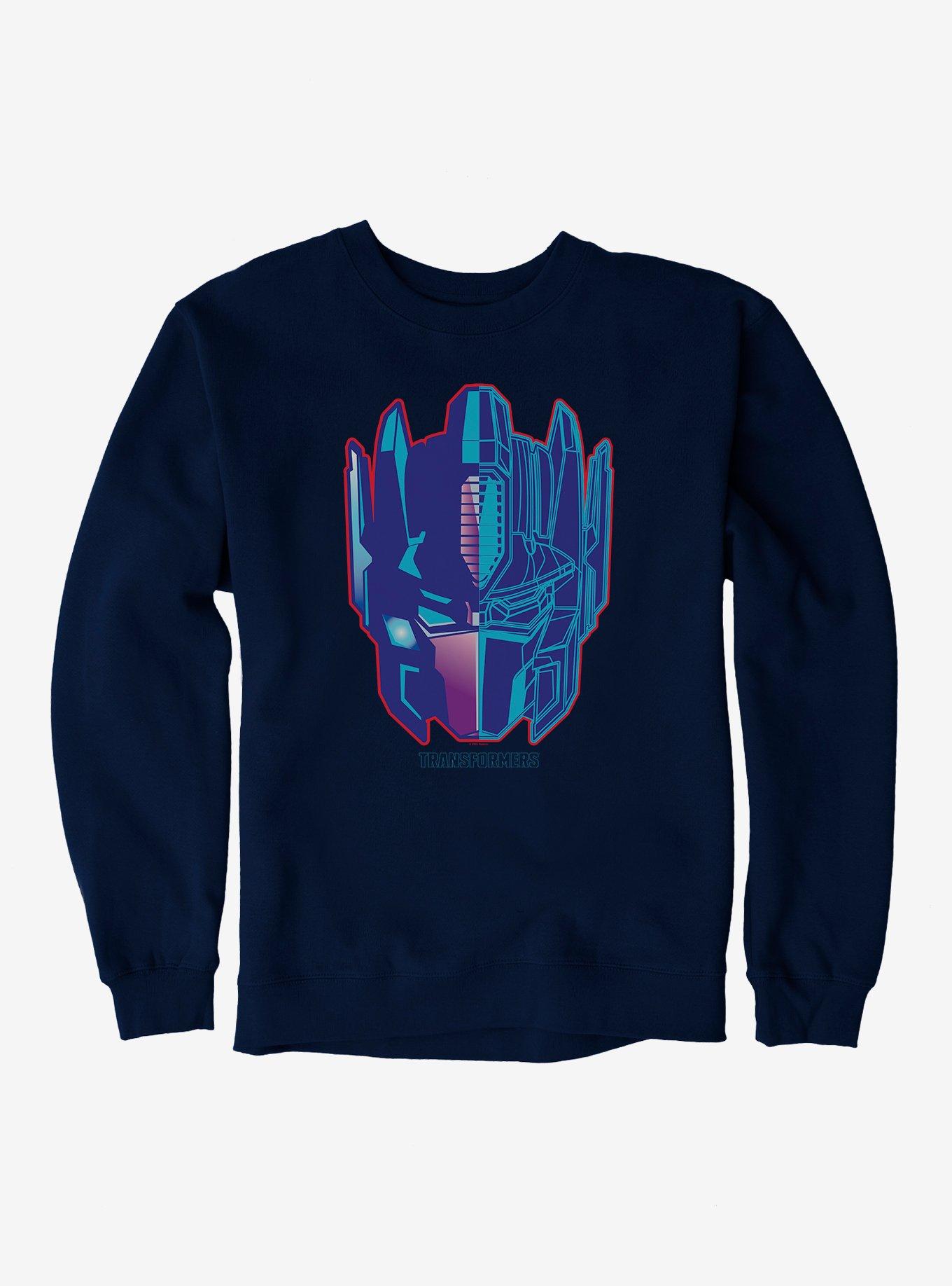 Transformers Optimus Prime Head Icon Sweatshirt, NAVY, hi-res