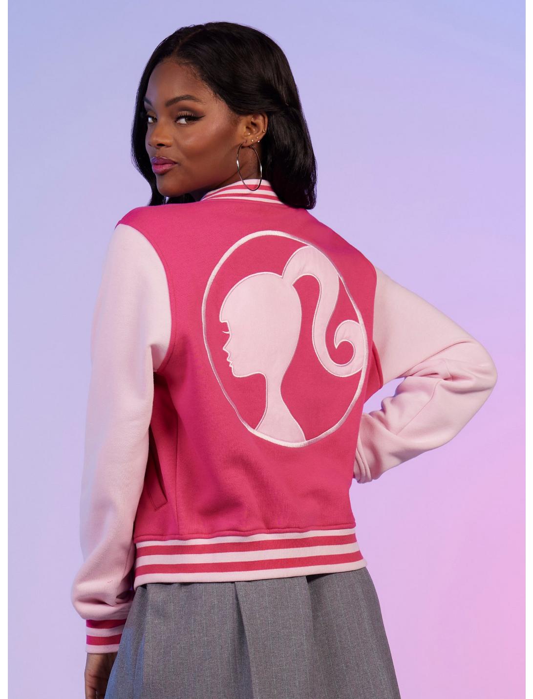 Barbie Embroidered Girls Varsity Jacket Hot Topic