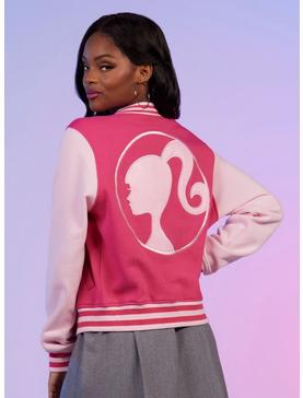 Barbie Embroidered Girls Varsity Jacket, , hi-res