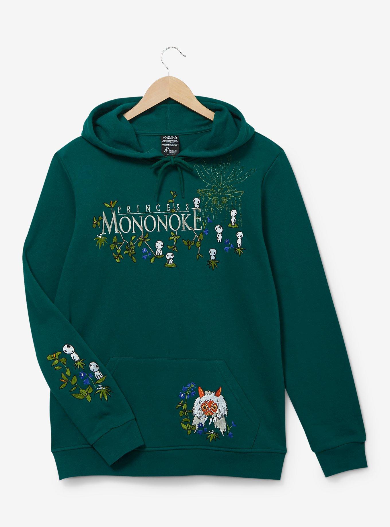 Studio Ghibli Princess Mononoke Kodama Logo Hoodie - BoxLunch Exclusive, , hi-res