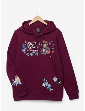 Studio Ghibli Kiki's Delivery Service Floral Logo Hoodie - BoxLunch Exclusive, , hi-res
