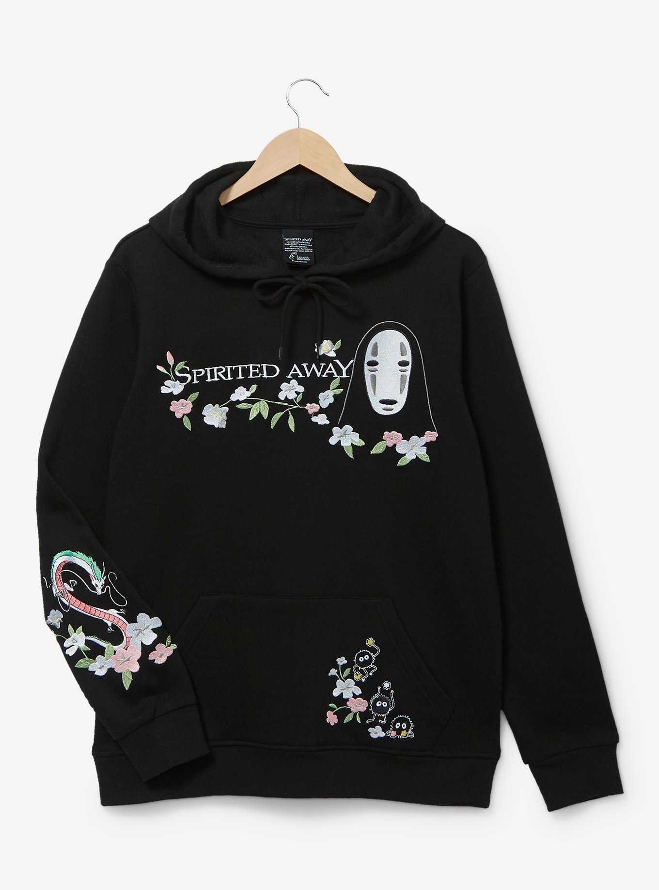 Studio Ghibli Spirited Away Floral No-Face Hoodie - BoxLunch Exclusive, , hi-res