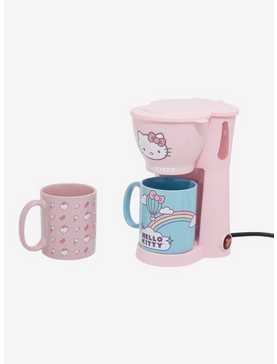 Sanrio Hello Kitty Single-Cup Coffee Maker and Mug Set , , hi-res