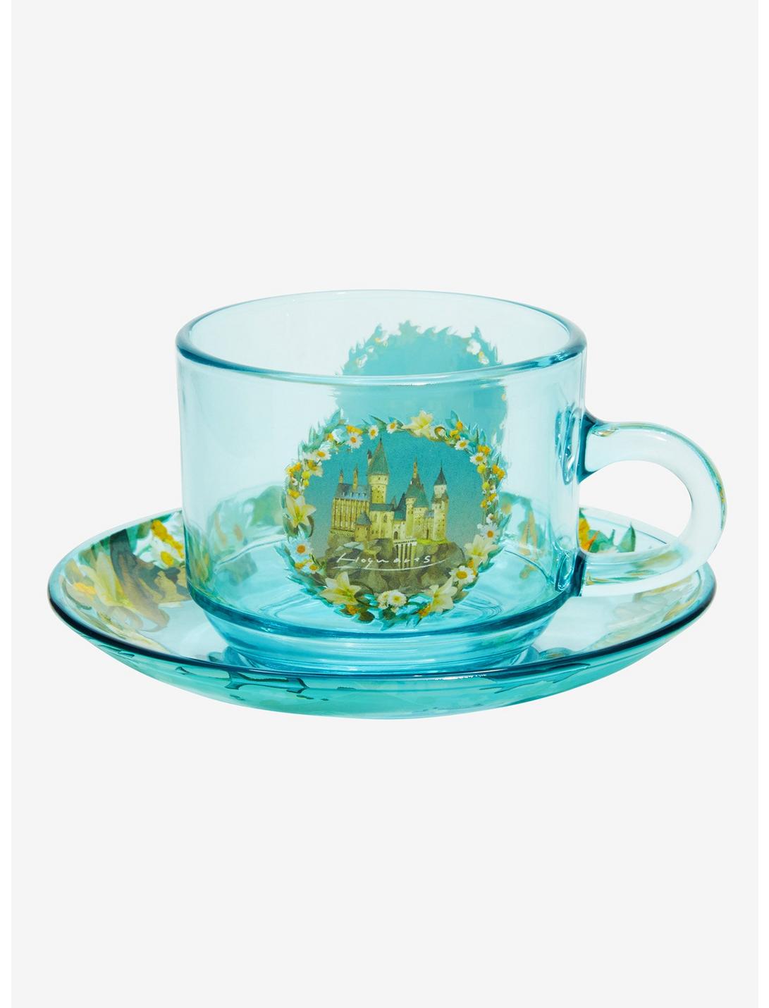 Harry Potter Hogwarts Dainty Floral Teacup with Saucer, , hi-res