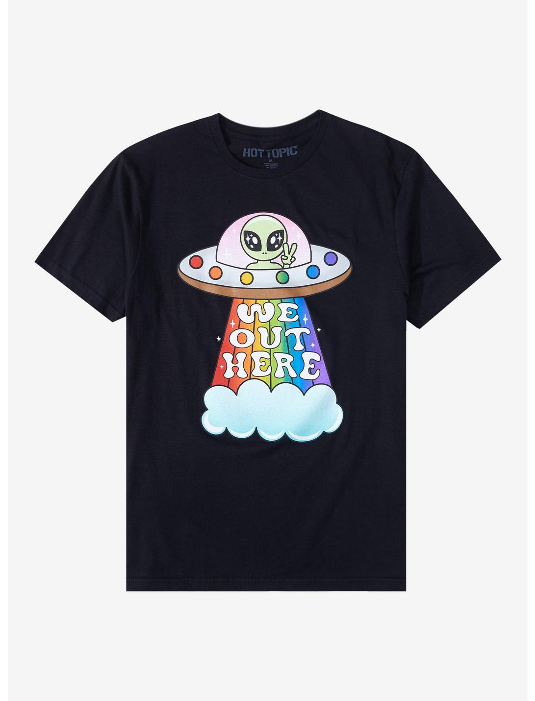 We Out Here Alien Tshirt We Out Here Alien Tshirt