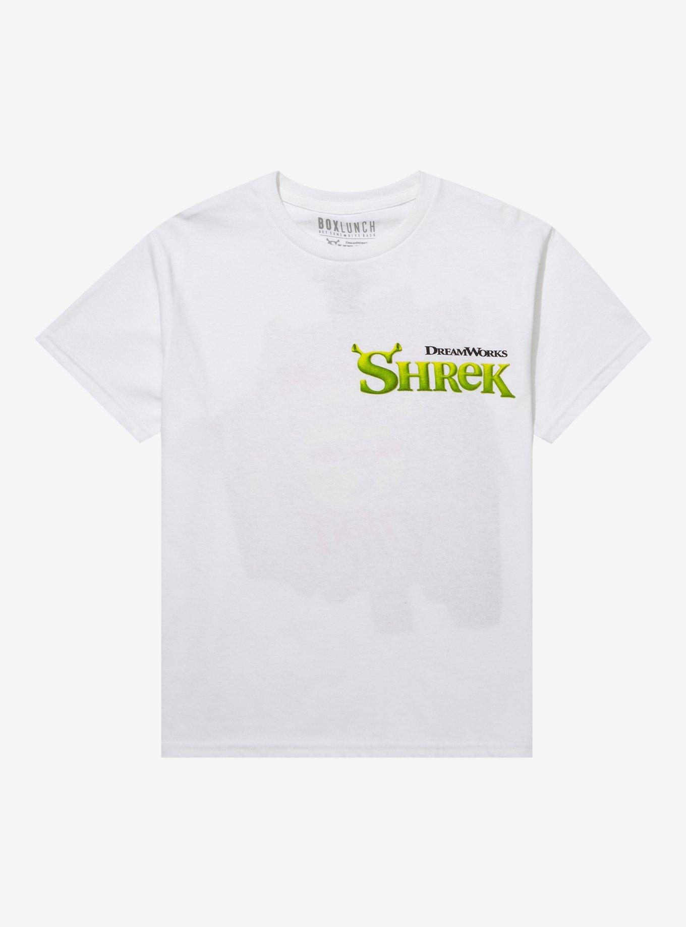 Shrek Beware of Ogre Sign Youth T-Shirt - BoxLunch Exclusive, OFF WHITE, hi-res