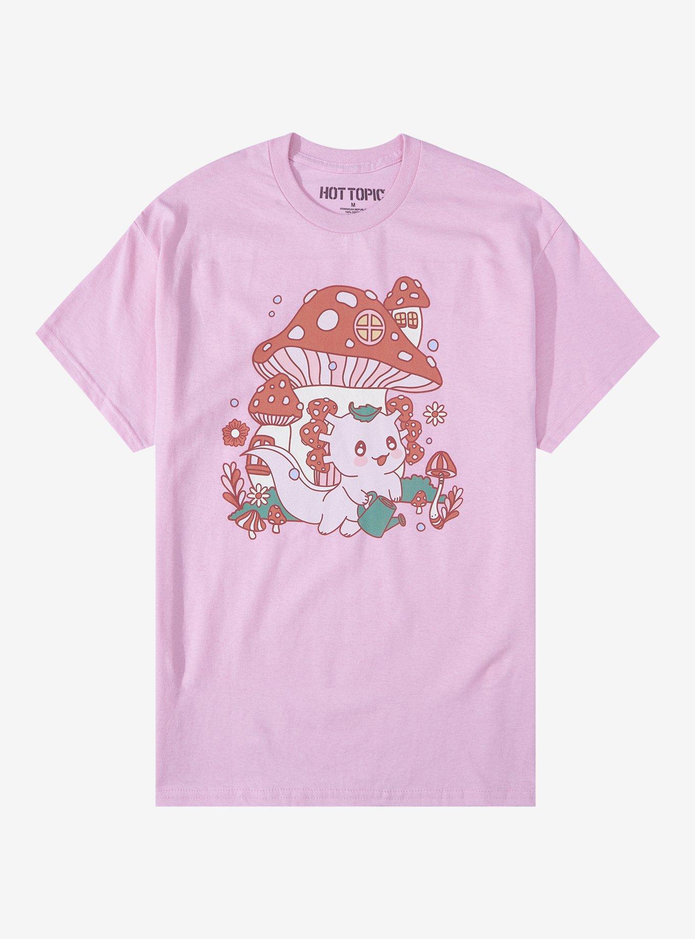 Axolotl Mushroom Cottage T-Shirt, MULTI, hi-res
