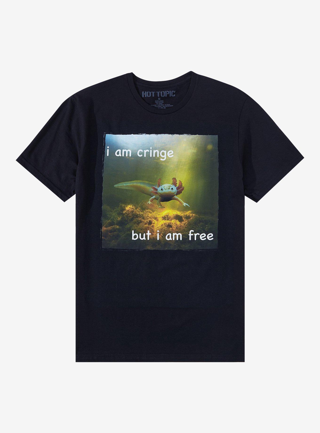Axolotl Cringe T-Shirt | Hot Topic