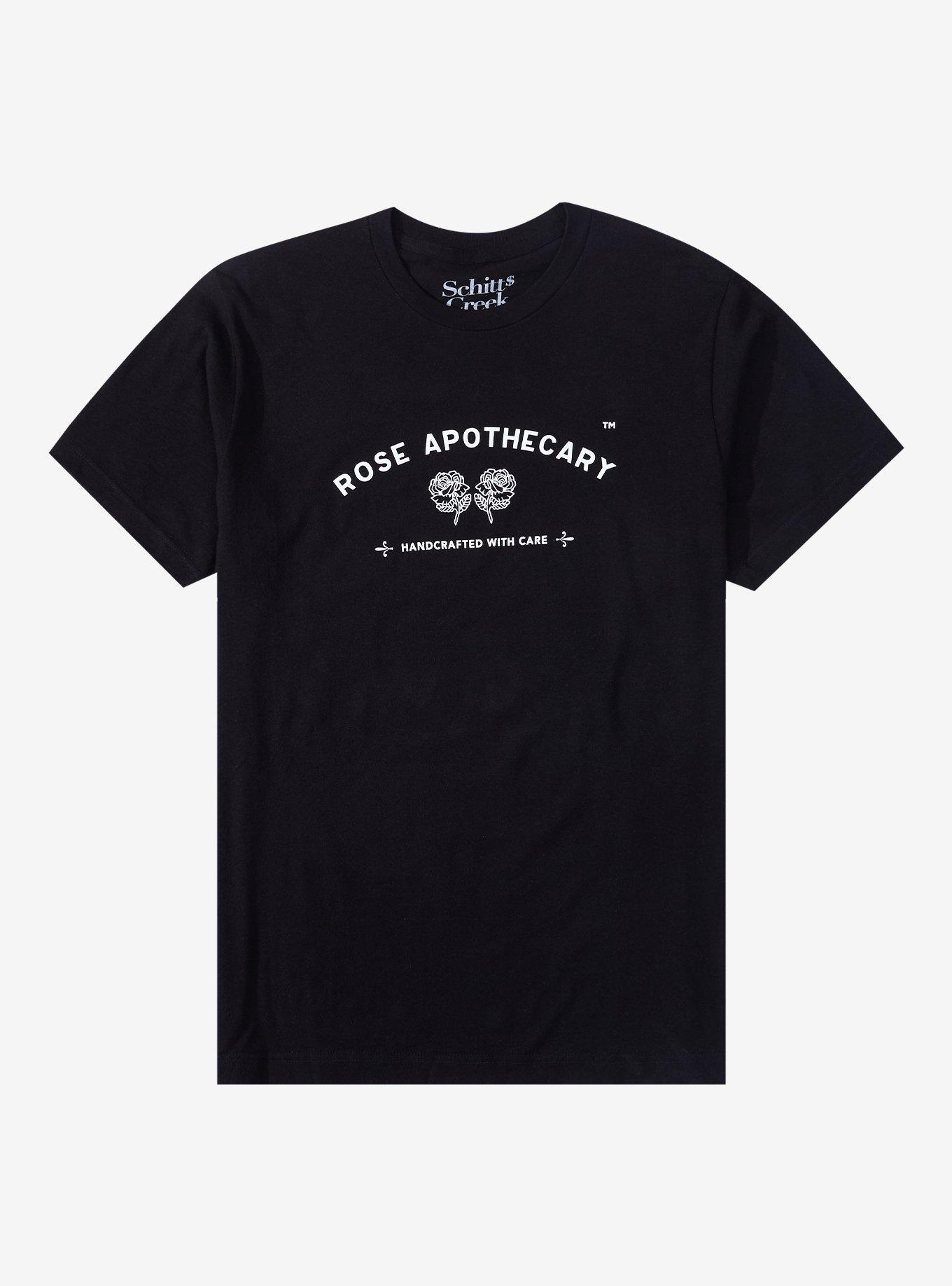 Schitt's Creek Rose Apothecary T-Shirt - BoxLunch Exclusive, BLACK, hi-res