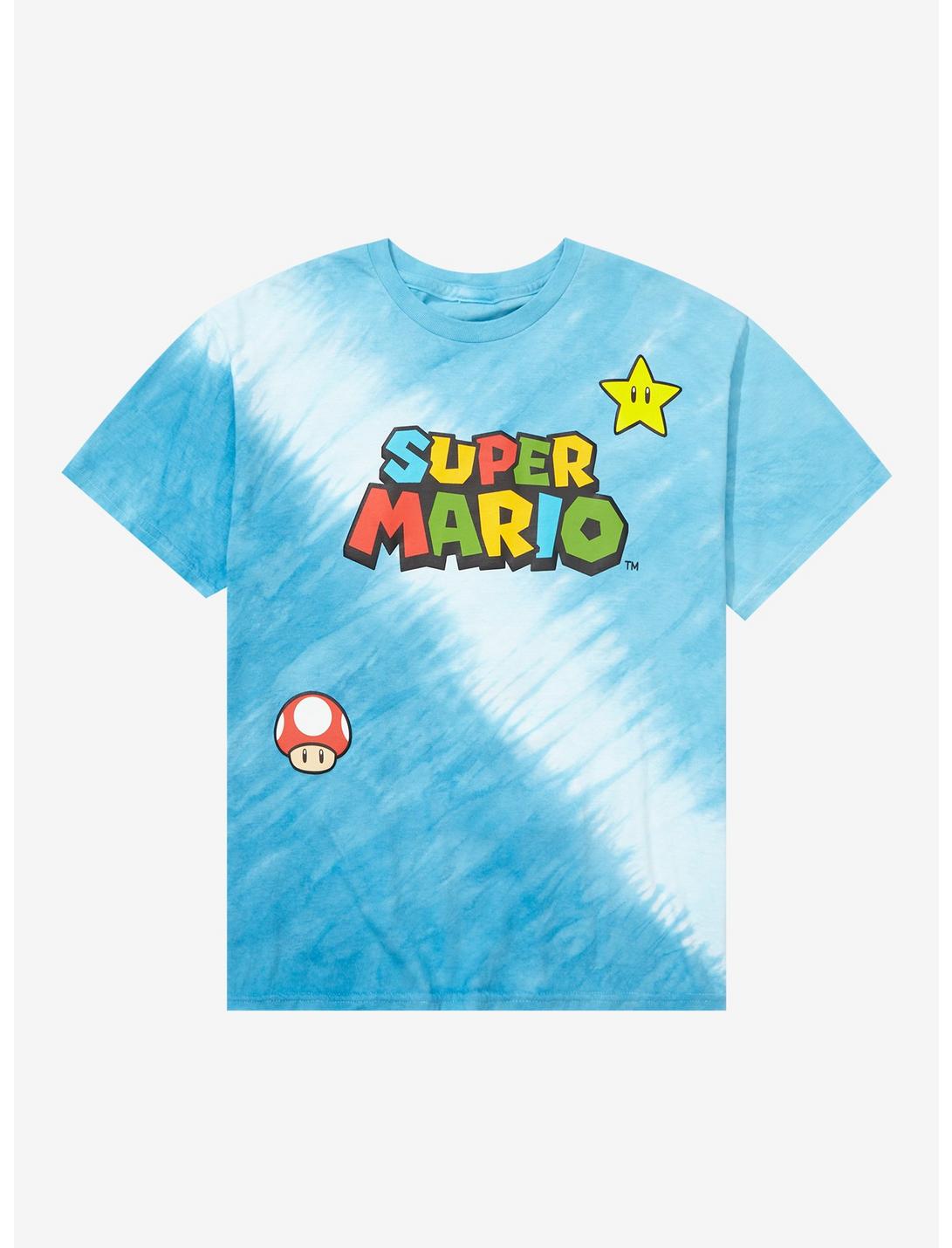 Nintendo Super Mario Bros. Icons Tie-Dye T-Shirt, TIE DYE, hi-res