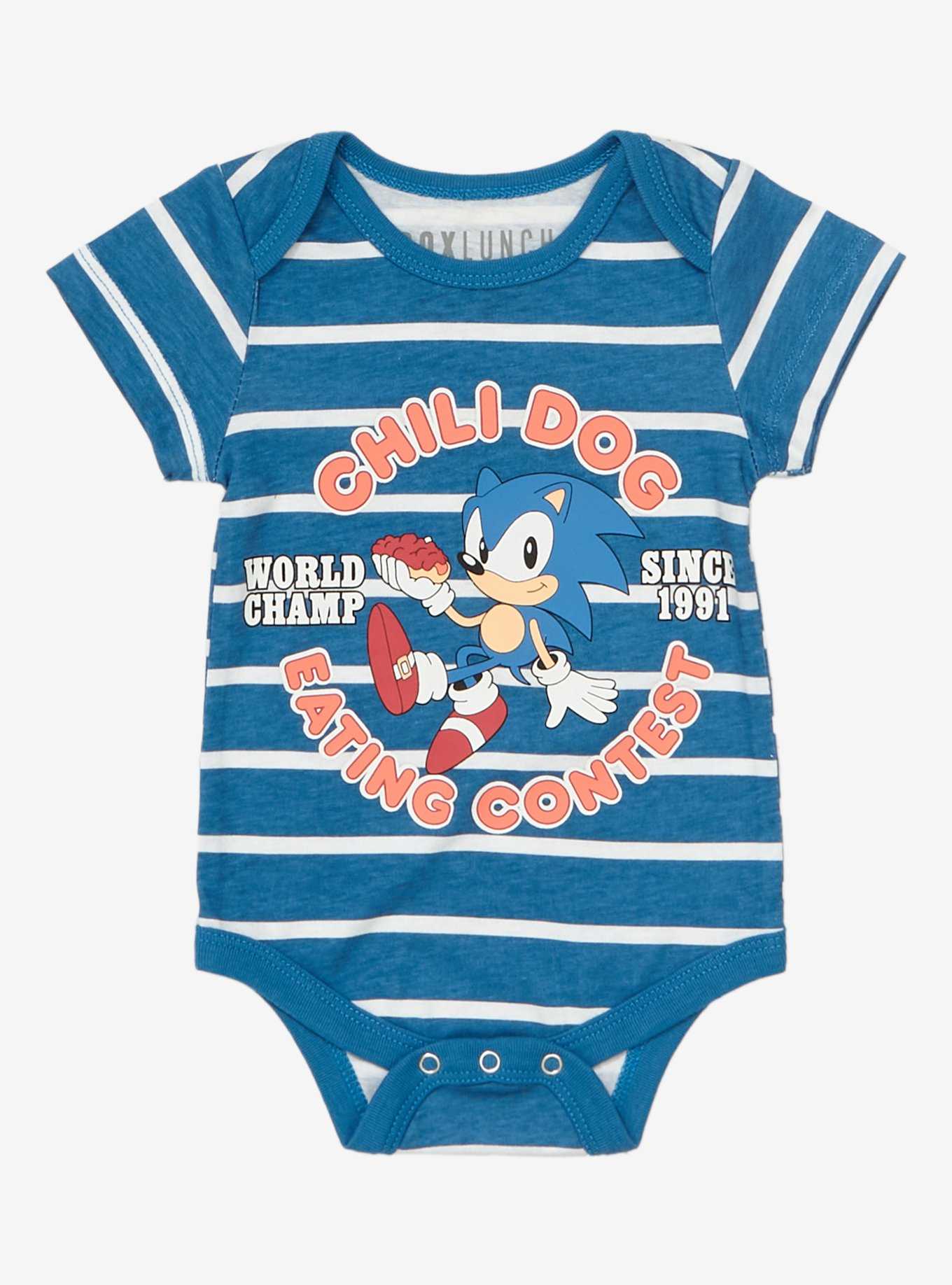 Sonic the Hedgehog Chili Dog Eating Contest Infant One-Piece - BoxLunch Exclusive, , hi-res
