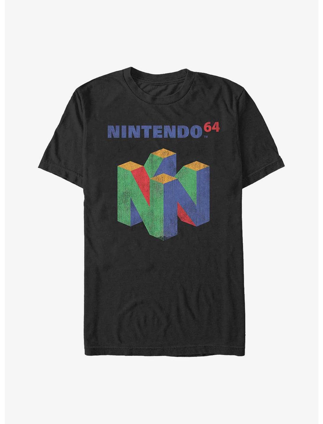 Nintendo '64 Logo T-Shirt, BLACK, hi-res