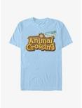 Nintendo Animal Crossing New Horizons Logo Color T-Shirt, LT BLUE, hi-res