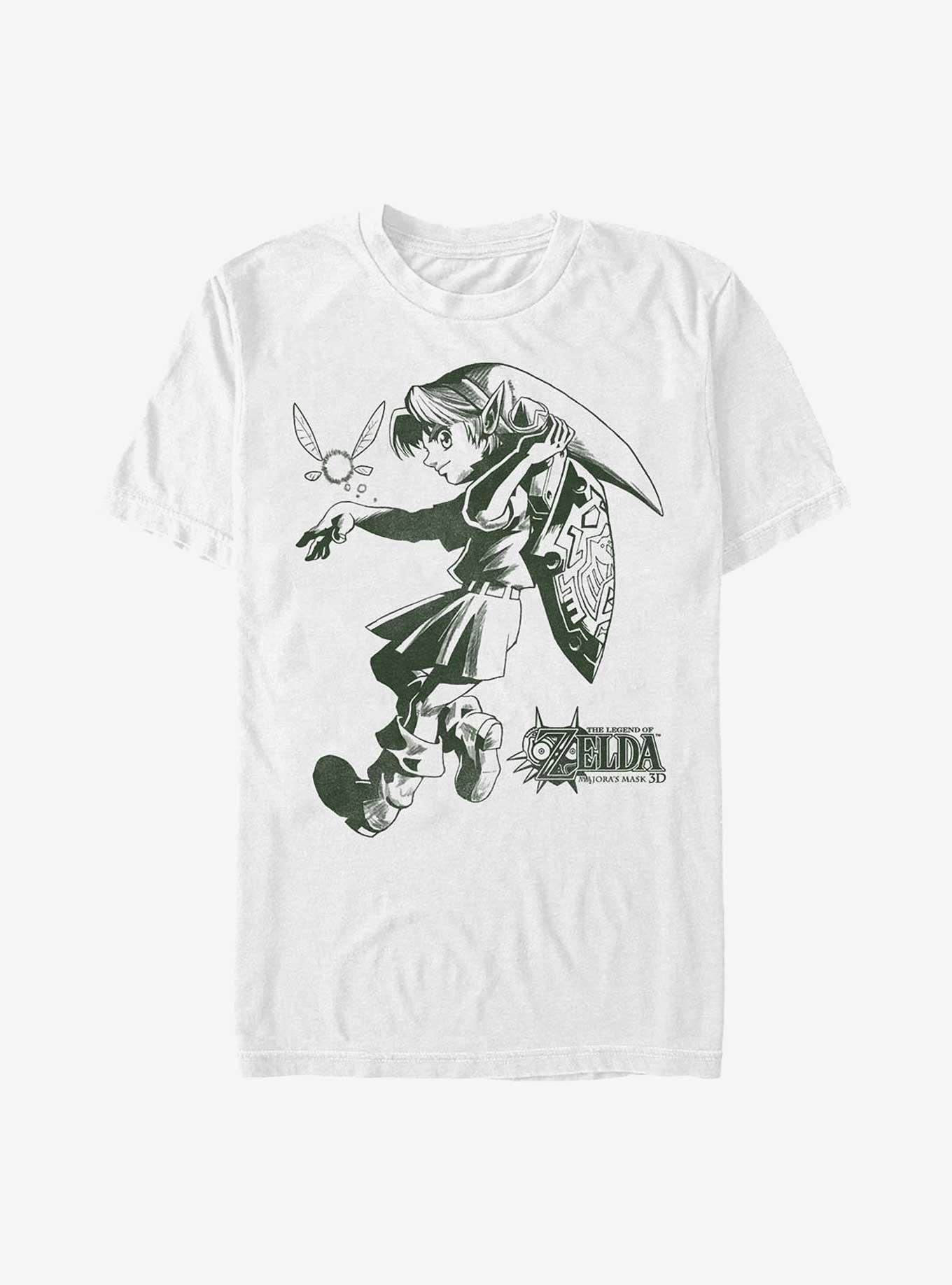 Nintendo Link and Navi T-Shirt, WHITE, hi-res