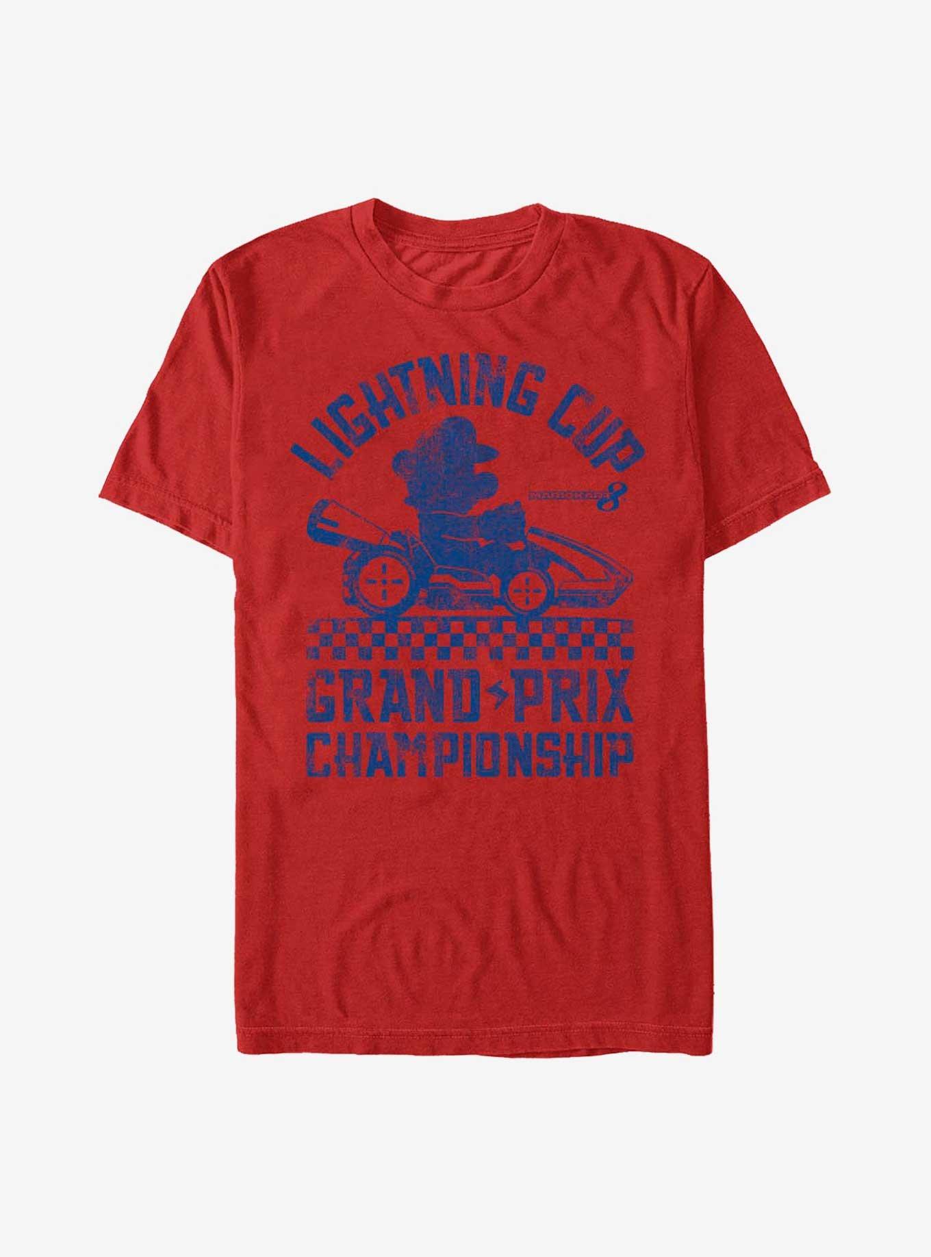 Nintendo Mario Grand Prix Championship T-Shirt, RED, hi-res