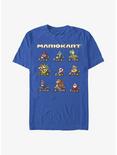 Nintendo Mario Kart Line Up T-Shirt, ROYAL, hi-res