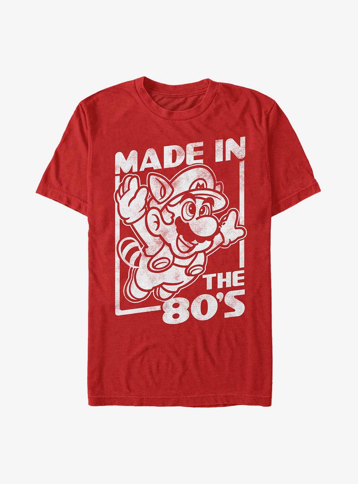 Nintendo Mario Made In The 80's T-Shirt, RED, hi-res