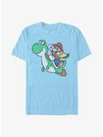 Nintendo Mario Mario Yoshi Jump T-Shirt, LT BLUE, hi-res