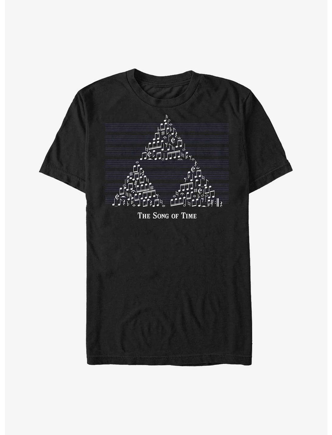 Nintendo Musical Triforce T-Shirt, BLACK, hi-res