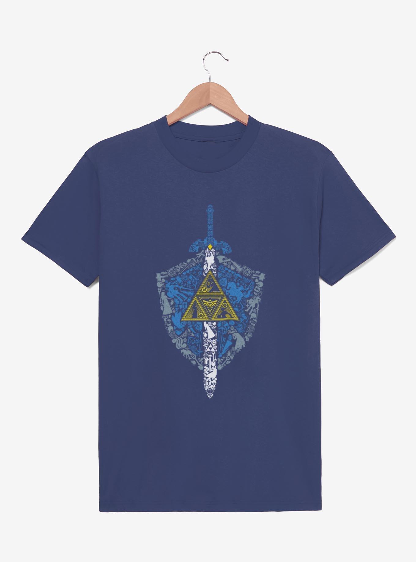 The Legend of Zelda Ancient Heroes Sword and Shield T-Shirt