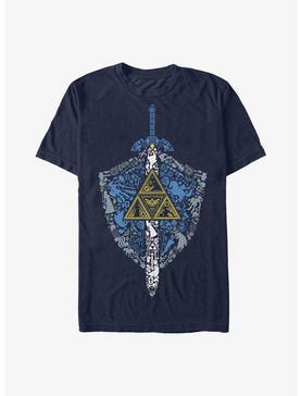 Plus Size The Legend of Zelda Ancient Heroes Sword and Shield T-Shirt, , hi-res