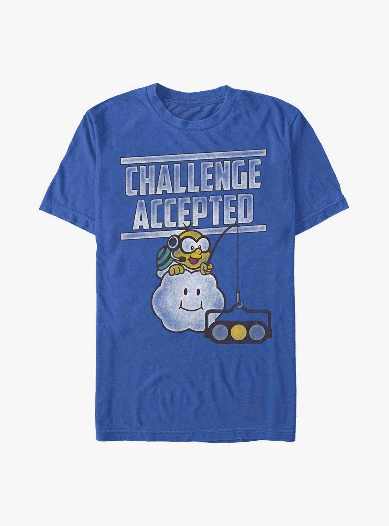 Nintendo Challenge Accepted T-Shirt, ROYAL, hi-res