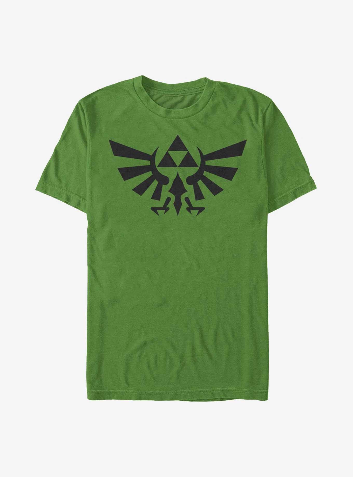 Nintendo Hyrule Crest T-Shirt, KELLY, hi-res