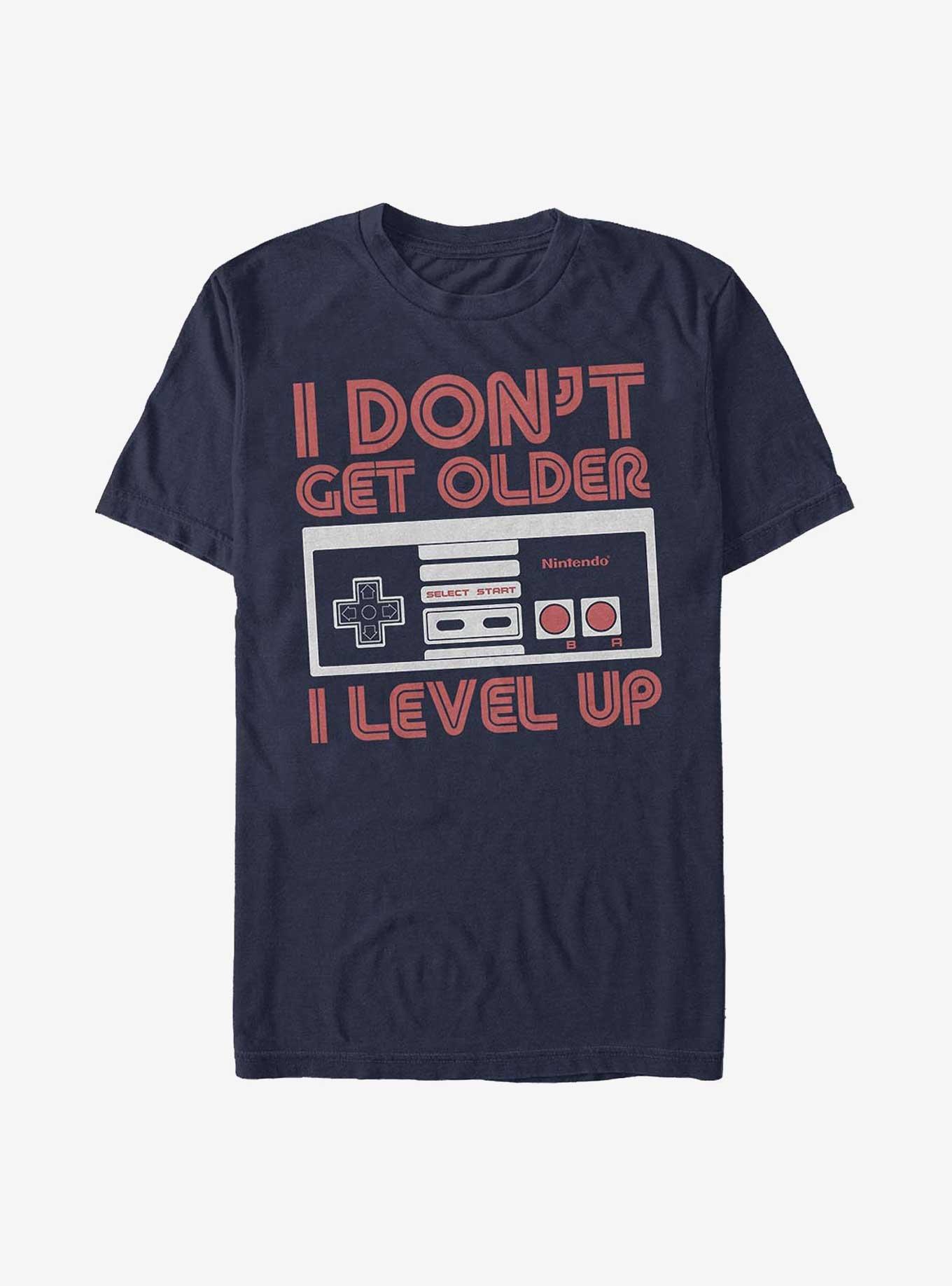 Nintendo Leveling Up T-Shirt, NAVY, hi-res