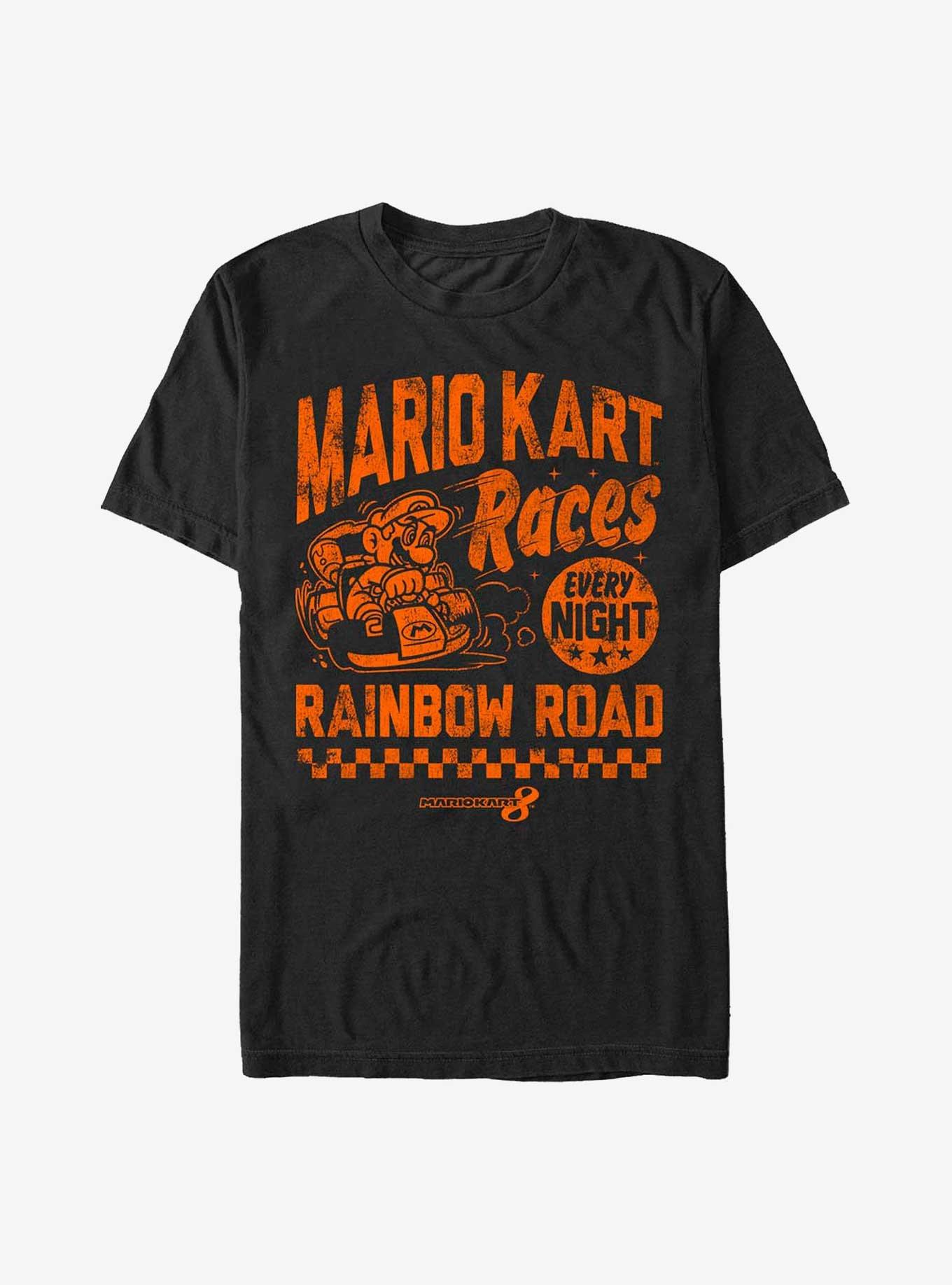 Nintendo Mario Kart Race Nights T-Shirt, BLACK, hi-res