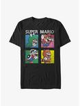 Nintendo Mario Outfits T-Shirt, BLACK, hi-res