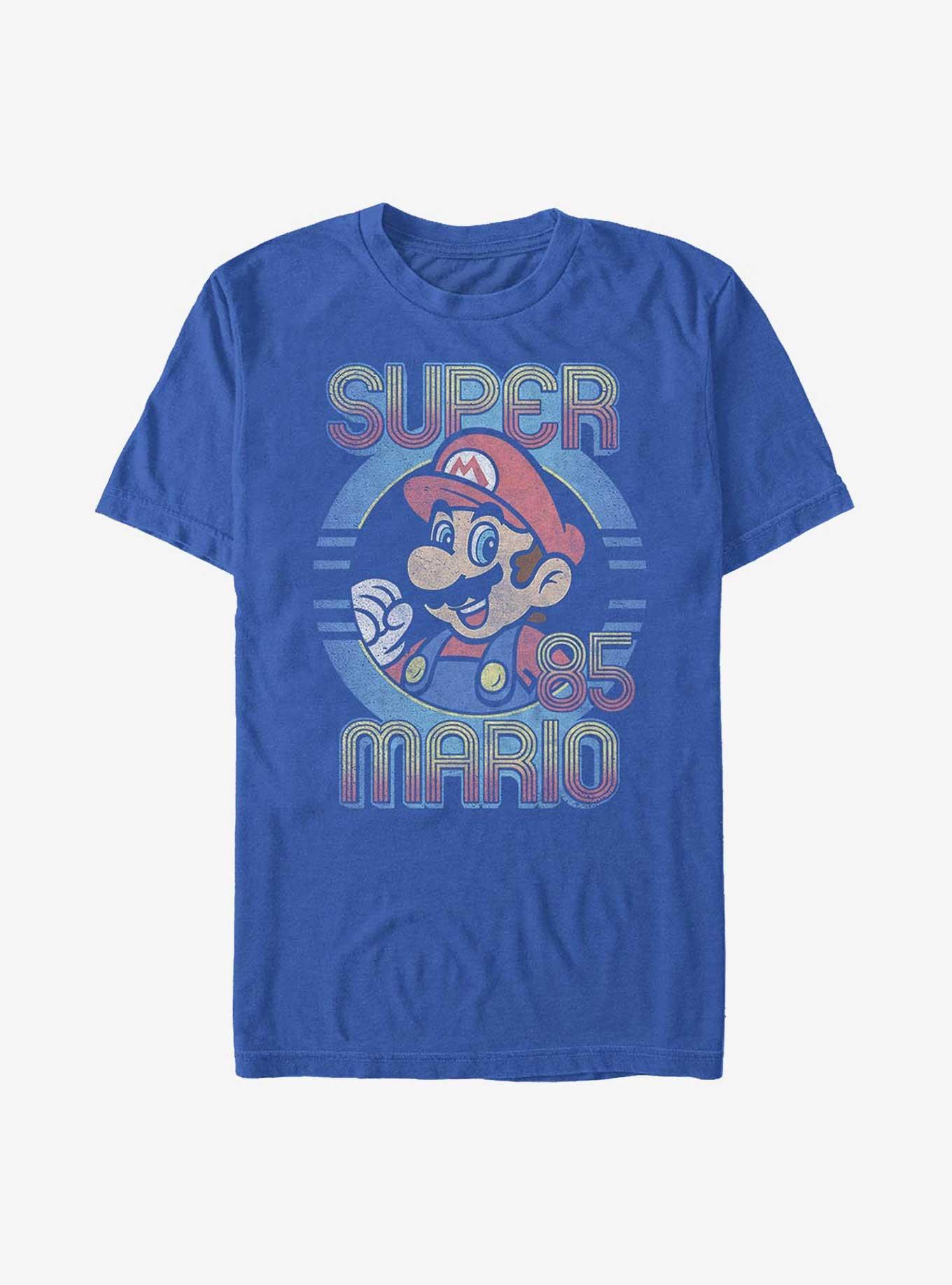 Nintendo Mario Super '85 Mario T-Shirt, ROYAL, hi-res