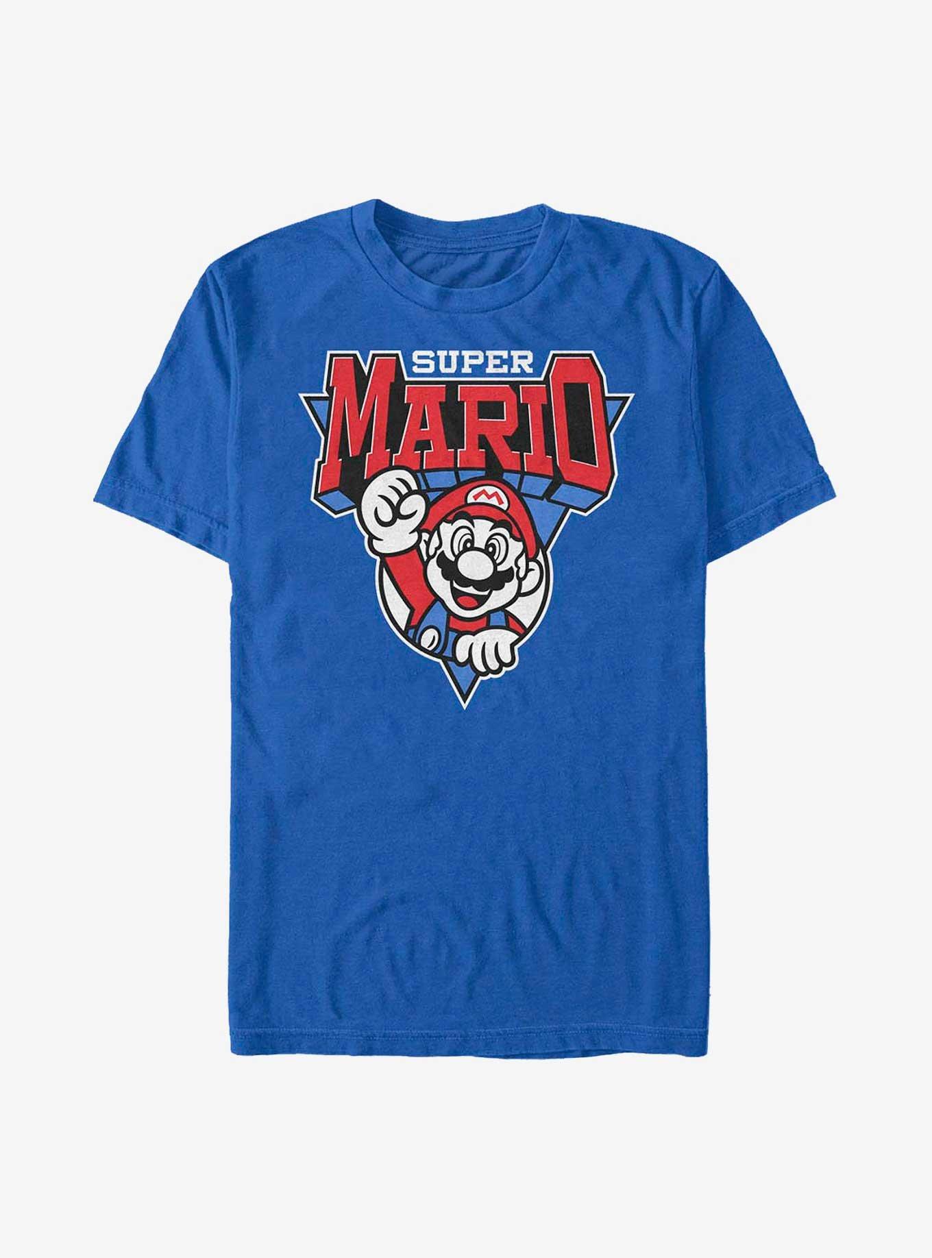 Nintendo Team Mario T-Shirt, ROYAL, hi-res