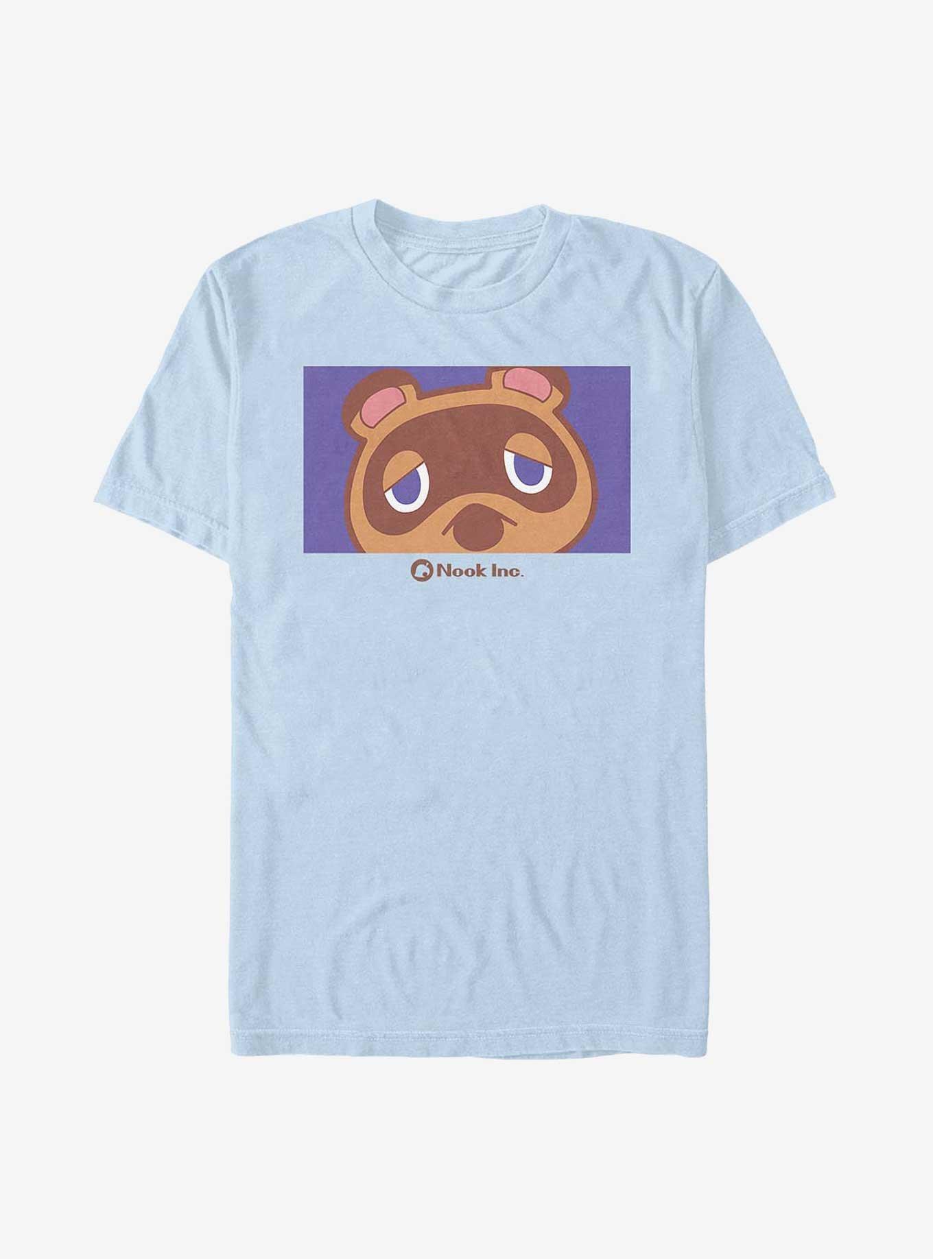 Nintendo Tom Nook Face T-Shirt, LT BLUE, hi-res