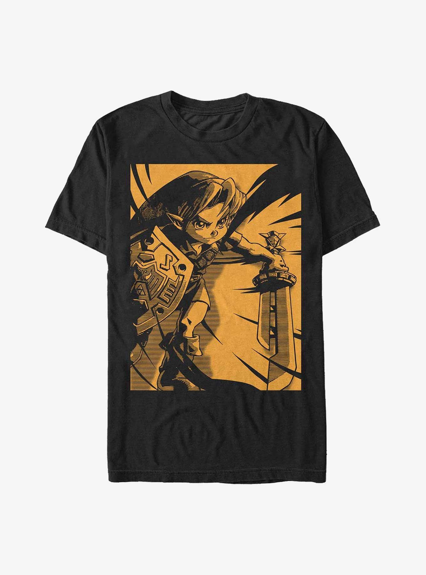 Nintendo Wind Cutter Link T-Shirt, BLACK, hi-res