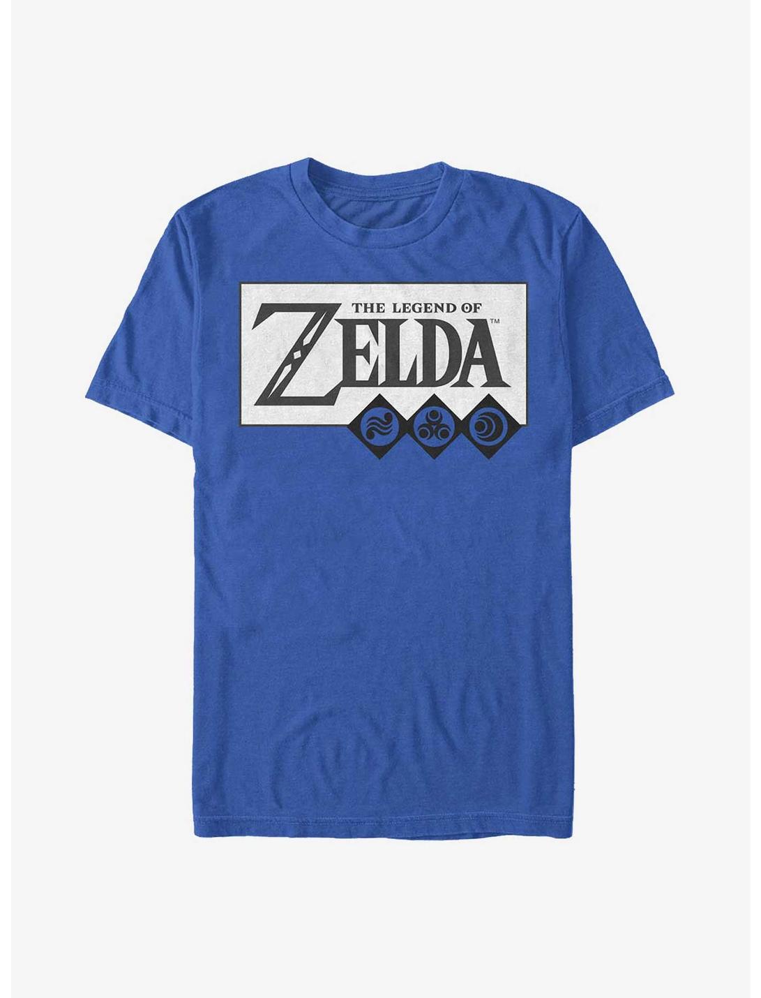 The Legend of Zelda Logo T-Shirt, ROYAL, hi-res