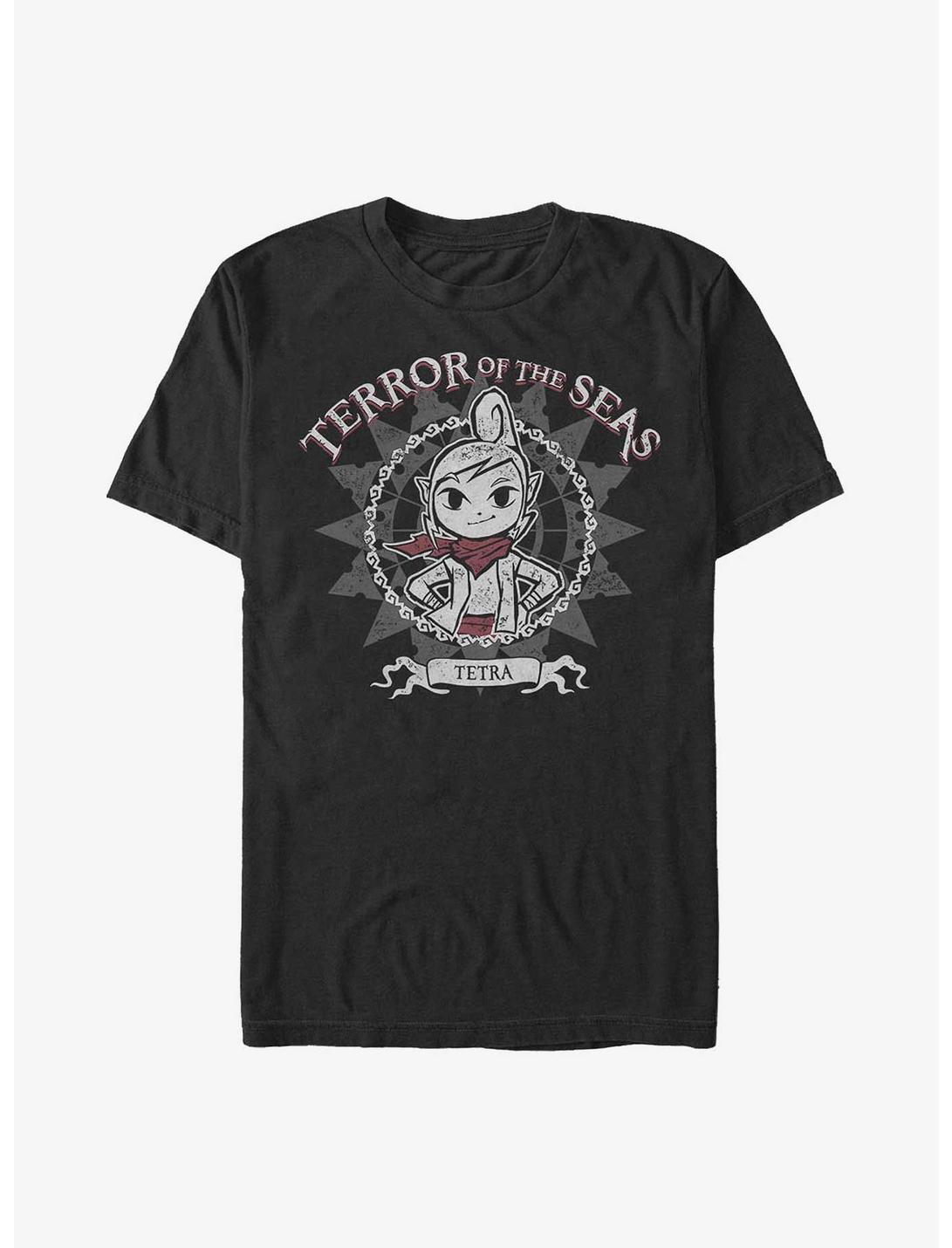 The Legend of Zelda Terror of the Seas Pirate Tetra T-Shirt, BLACK, hi-res