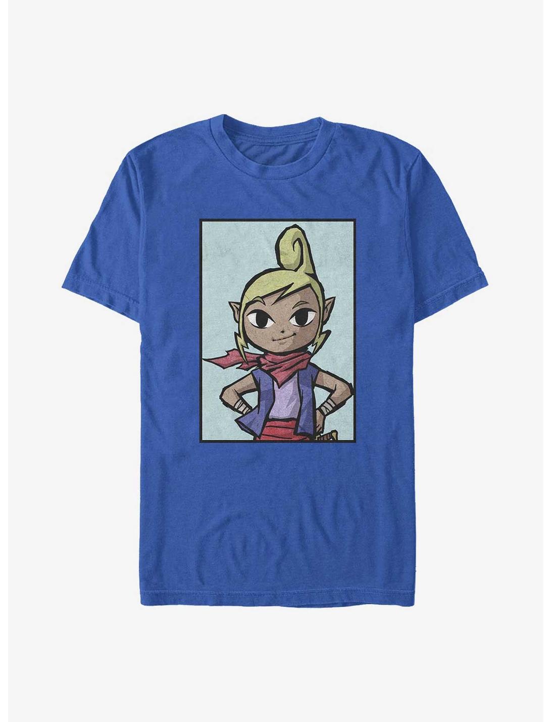 The Legend of Zelda Tetra Face T-Shirt, ROYAL, hi-res