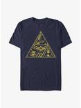 The Legend of Zelda Trifecta Icon T-Shirt, NAVY, hi-res