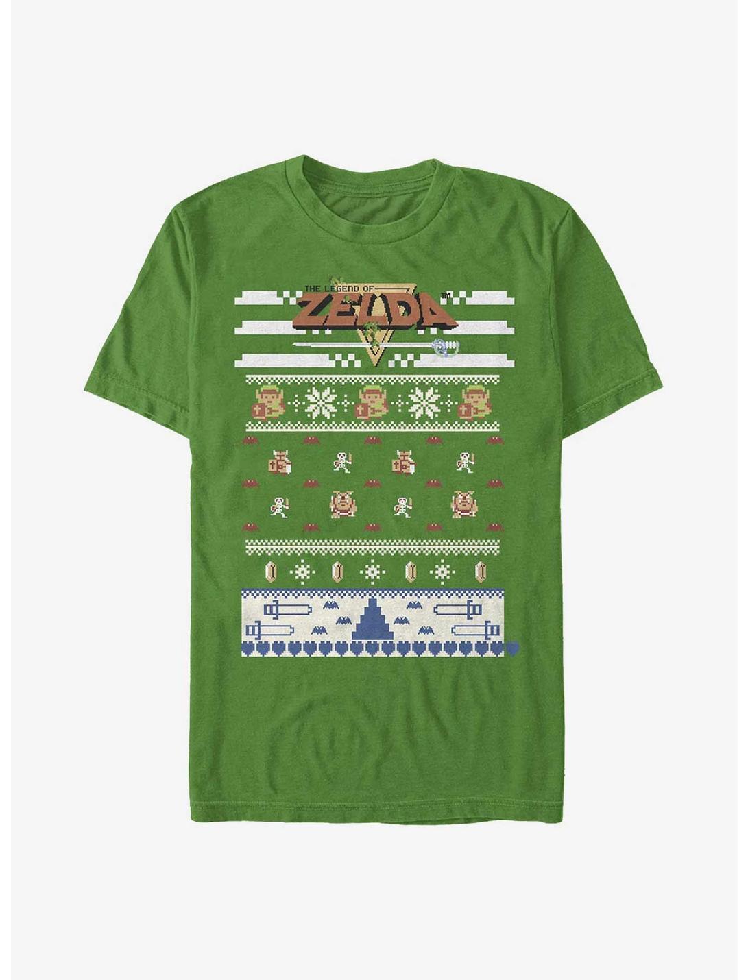 The Legend of Zelda Ugly Christmas T-Shirt, KELLY, hi-res